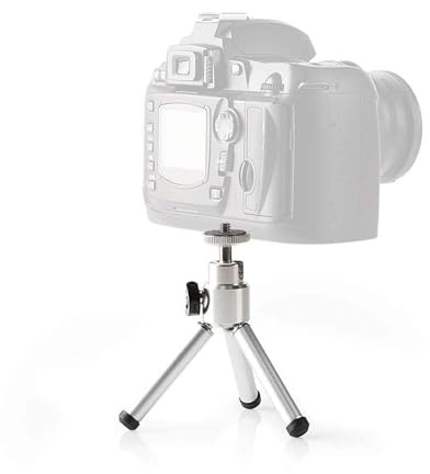 TronicXL Mini Cavalletto Treppiede Professionale per Fotocamera, in Acciaio, Piccolo da Tavolo, per Fotocamera Digitale, per Nikon Canon, Panasonic, Medion Samsung Sony ecc
