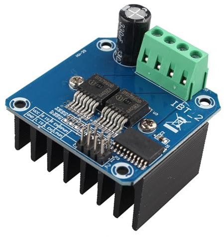 Jopto BTS7960 43A Dual H-Bridge Stepper Motor Drive Current Limit Control Semiconductor Refrigeration PWM for Smart Car Motor Drive Compatible avec Arduino