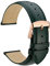 WOCCI 22mm Vintage Leder Uhrenarmband mit Roségoldener Schnalle, Ersatz Armbanduhr (Grün)
