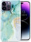 luolnh Gold Glitter Sparkle Case Compatible with iPhone 14 Pro Max Case Marble Design Shockproof Slim Soft Silicone TPU Bumper Cover Phone Case for iPhone 14 Pro Max 6.7 Inch 2022-Abstract Mint