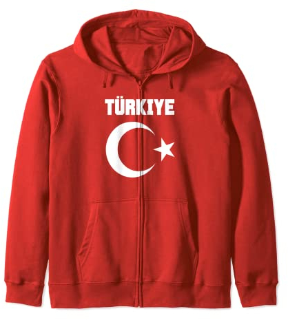 Recap Erdogan Türkiye Flagge Türkei Türkisch Halbmond und Stern Kapuzenjacke