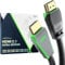 KabelDirekt – Cable HDMI 2.1 8K, edición Gamer certificada – 2m (8K@60Hz, Ultra High Speed/48G para 10K, 8K o ultra rápido 144 Hz a 4K, óptimo para PS5/Xbox y PC Gaming, Monitor/TV, gris)