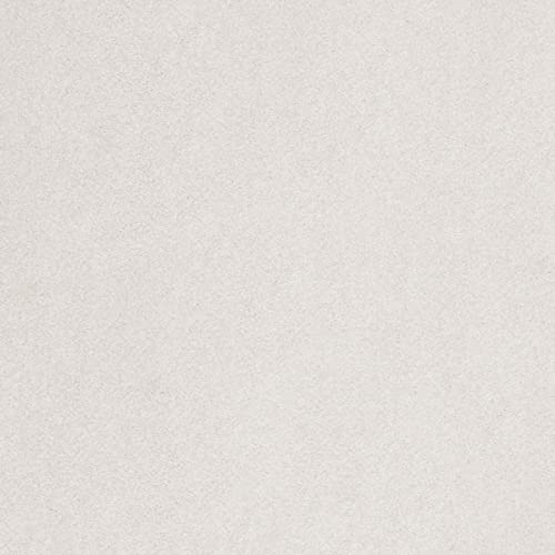 Teppichboden Meterware in 400 cm und 500 cm Breite | Teppich Auslegware in Weiß ideal für Schlafzimmer | Kräuselvelours Rollenware (4 m x 13 m)