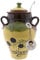 CERÁMICA ESPAÑA | Aceitunas | Aceitunero | Orza para aceitunas | Botes de cocina | Orza de barro Modelo M01 | 20x17x31 cm | 2.75 litros