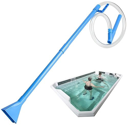 Rianpesn Aspirateur Piscine | Kit Nettoyage Piscine Gonflable,Aspirateur à Jet réutilisable pour Piscine, Spa, pour Piscine Hors Sol/Gonflable, Bain à remous, étang, Spa, lac