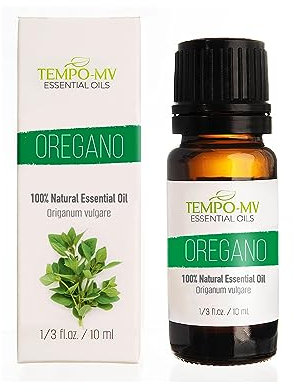 TEMPO-MV Essential Oil - Oregano Öl – 100% rein und natürlich, unverdünnt, therapeutische Qualität. Ätherisches Oregano Öl für Aromatherapie-Diffuser und Körperpflege (10ml).