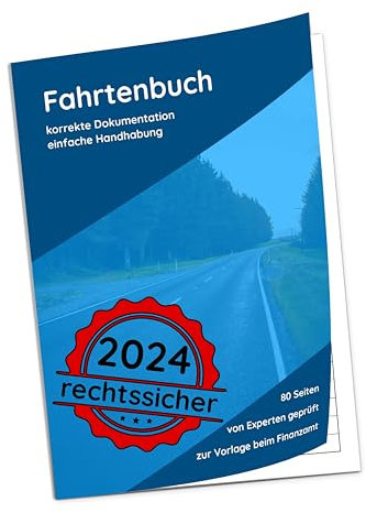 1 | 3 | 10 Fahrtenbuch PKW Finanzamt anerkannt A5 80 Seiten Deutschland Österreich LKW Fahrtenbücher 2026 Private Geschäftliche Fahrten