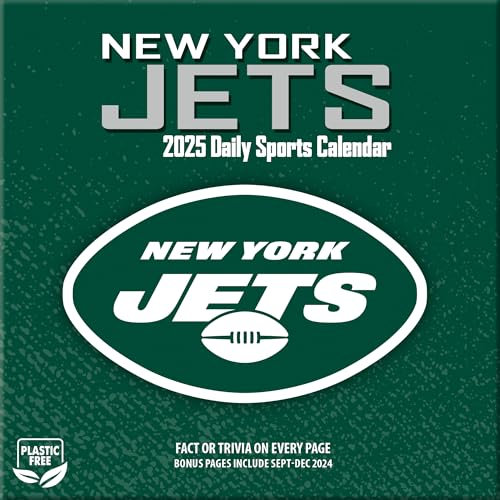 Turner Sports 25998053051 New York Jets Box Kalender 2025