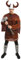 P' CLOWN - 23285 - Beinstulpen Wikinger Gamaschen - Viking's Gaiters - Luxus - Kostümzubehör - Perfekt für Karneval, Themenpartys, Kostümpartys, Halloween - Erwachsene Uni - Paar