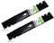 Parti di ricambio compatibili con lame Toro Timemaster da 76,2 cm, 120-9500-03, 116-6358, per tosaerba 20199, 20200, 20975, 20977, 22207, 20120P, lame per pacciamatura per tosaerba (confezione da 2)