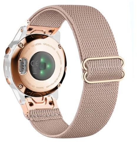 TUCOMO Nylon Armband für Garmin Fenix 7S / Fenix 6S / Fenix 6S / Descent Mk2S, 20mm Quick Fit Weiches ElasEtisches Dehnbare Ersatzband für Garmin epix Pro 42mm Herren Damen