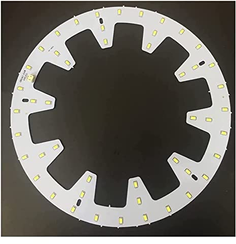 Ventiladores de techo con lámparas, kit de iluminación LED, motor de luz, placa de engranaje circular para lámpara de techo, adaptación de accionamiento de amplio voltaje para reemplazar la fuente de