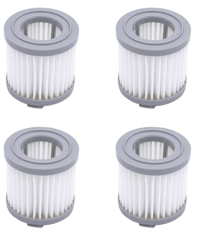 MIRTUX Pack 4 Filtros de alta eficiencia lavables para Cecotec Conga Rockstar 700 y Xiaomi Jimmy JV51/JV53/JV83 – No válidos para otros modelos. Fácil instalación.
