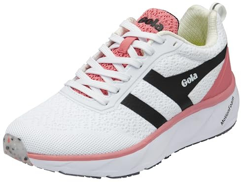 Gola Femme Typhoon Rmd Basket, Rose thé Noir Blanc, 38 EU