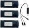 Batterie rechargeable 3,7 V 1 800 mAh pour E88 E88PRO E99 E99PRO E525 P1 P5 K3 P15 P15PRO LS-S1S A88 Drone Batterie Quadcopter avec câble de charge USB (3 pièces)