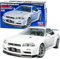 Generisch Nisan Skyline R34 GT-R V-Spec II Weiss 1998-2002 24258 Bausatz 1/24 Tamiyia Modell Auto Modell Auto