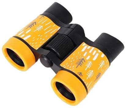Gummi 4X30mm Kid Fernglas Teleskope Kinder Pädagogisches Klapp Teleskop Outdoor Vogel Beobachtung Optik Teleskop for Camping Einfach Zu Bedienen(Orange)