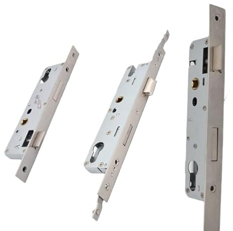 Einsteckschloss Mehrpunktschlosskörper, Türbeschläge, flacher Türschlosskörper, Körper aus Aluminiumlegierung, Kunststoff und Stahl, Teile(85 35)