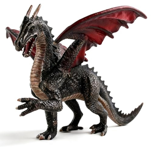 Danbghyuo Drachen Figuren Deko, Drachen Figuren Miniatur Schattendrache, Simulation Shenlong Modell, solide Wraith Dinosaurier Ornamente, Kognitive Dekorationen Geburtstagsgeschenke