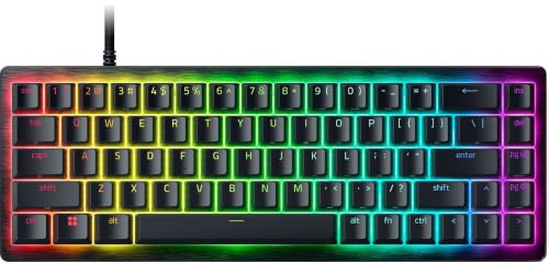 Razer Huntsman V3 HE Magnetic Mini 65% 8KHz - Tastiera da gaming e-sport magnetica con effetto Hall - Snap Tap - HyperPolling 8000 Hz - Priorità doppia pressione dei tasti - PC | Layout QWERTY US