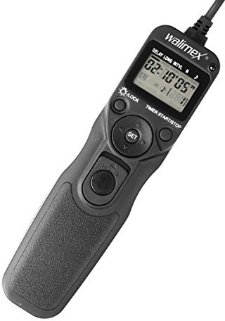 Walimex Digitaler LCD Timer Fernauslöser für Nikon D7000 D5100 D90 u. a.