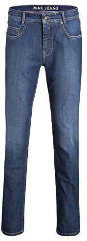 MAC Herren Straight Leg Jeanshose Arne, Blau (Authentic Stone Deep Blue H577), 31W / 32L