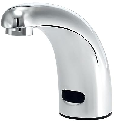 Krowne Metal 16-196 Krowne Royal Deck Mount Electronic Faucet w/Fixed Spout, Gray
