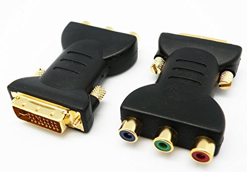 Euroconnex - Adaptador DVI MACHO - RGB (3RCA) HEMBRA
