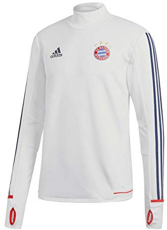 adidas Herren FC Bayern München Trainingsoberteil, White/Conavy, XS