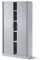 Jan Nowak Rollladenschrank Aktenschrank Büroschrank mit Rolltüren Metall Pulverbeschichtung 4 Einlegeböden 185 cm x 90 cm x 45 cm (Grau)