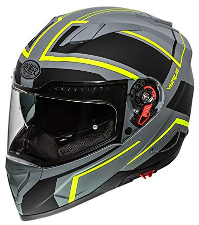 Premier HELM VYRUS ND Y GREY BM,GRAU/FLUO GELB/SCHWARZ,M