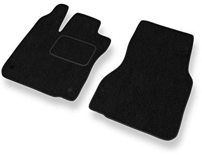 Mossa - Fußmatten Auto kompatibel mit Renault Twingo III (2014-2018) - schwarz Automatten Autoteppiche 2