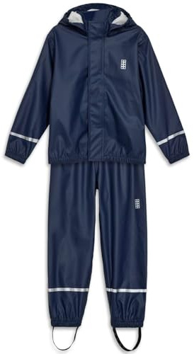 LEGO Wear Unisex Lego Wear Regen Set 11010041 Regenhose, Blau, 104