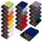 AVANTGARDE SPANNBETTLAKEN 140x200cm - 160x220 cm - auch für Boxspringbett & Wasserbett Premium Spannbetttuch 100% Baumwolle Jersey - ca.170g/m²- hoher Steg - ÖKO TEX (14 Dunkelblau)