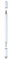 Qalabka Stylet capacitif universel passif pour écran tactile tactile - Écriture douce - Compatible avec les systèmes Android iOS - Blanc