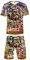 Silver Basic Summer Tshirt and Pants Pyjama Set for Men Anime One Piece Pyjamas Luffy Chopper 3D Printed Top Sportswear Tracksuit XL,08Poster-2