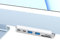 Quality Addicts USB C Hub for iMac 24 Inch in 1 USB Adapter with 4K HDMI 60Hz Port, Aluminium Type-C Clam Hub with 2 USB-C 10Gbps Data Port, 2 USB 3.0 Ports, Micro/SD Cards Readers
