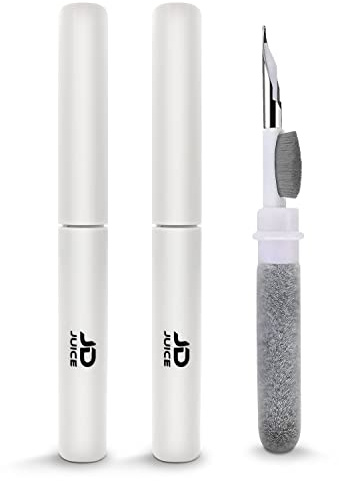2 Pack - Airpod Cleaning Kit Earbud Cleaning Kit - Phone Cleaning Kit in-Ear Headphones Cleaning Pen Tool, Portable 3-in-1 Laptop Cleaning Kit Electronic Cleaner with a Sponge, Metal Pen Tip