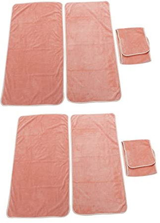 minkissy 2sets Asciugamani Microfibra Per Bellezza e Spa Da Teli Per Telo Per Cuscino e Telo Avvolgente Comodi e Assorbenti Per Saloni e Uso Quotidiano