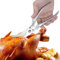 Lost Deer Tijeras de cocina con asas de metal, tijeras afiladas para huesos de pollo de acero inoxidable con cierre de seguridad y mecanismo de resorte (KD6)