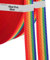 TUKA-i-AKUT 182 Meter x 50mm PP Gurtband - 1,1mm Stark - Regenbogen Gurtband aus Polypropylen - 182 Meter (200YD = 2x100YD) Länge und 50 mm Breite, 5 Farben, TKB5073