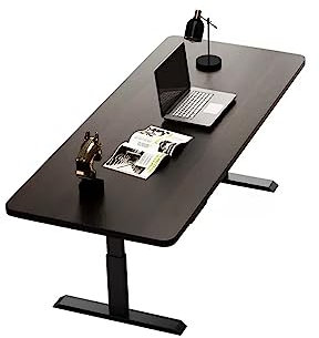Computertisch Leichter Luxus-Stil, moderner Massivholz-Intelligenter elektrischer Aufzug mit Schubladen, Doppelmotor, Doppel-Heimgebrauch, Senioren-PC-Schreibtisch, Büro-Chef-PC-Schreibtisch Schreibti