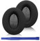 Adhiper HD450BT ear pads are compatible with Sennheiser HD 450BT, HD 4.50BT, HD 4.50BTNC, HD 4.40BT, HD 350BT, HD 4.30G Ice Silk Fabric and Memory Foam Headphone Ear Pads (Ice Silk Cloth/Black)