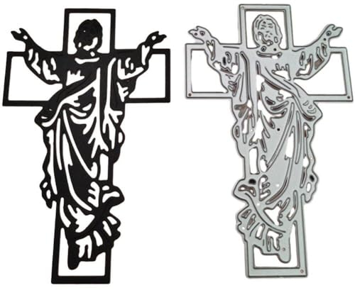 Jesus Kreuz Metall Stanzformen Schablonen für DIY Scrapbooking Dekorative Album Prägung Handwerk Stanzen Vorlage
