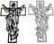 Jesus Kreuz Metall Stanzformen Schablonen für DIY Scrapbooking Dekorative Album Prägung Handwerk Stanzen Vorlage