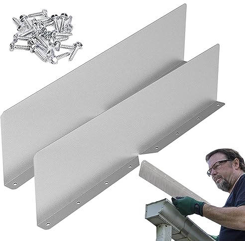 Lumiscent Dach-Regenumlenker, Dachrinnen-Überlaufschutz, Regenwasser-Spritzschutz, Fallrohr-Dach-Regenumlenker, Dachrinnen-Überlaufschutz Für Flache Schindeln, Dächer Und Ecken