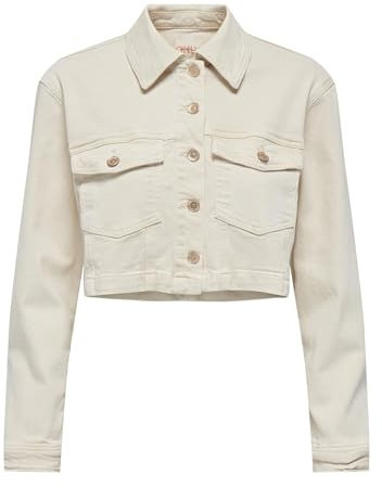 ONLY Veste en Jean ONLHEATHER Veste en Jean Ecru L Ecru L