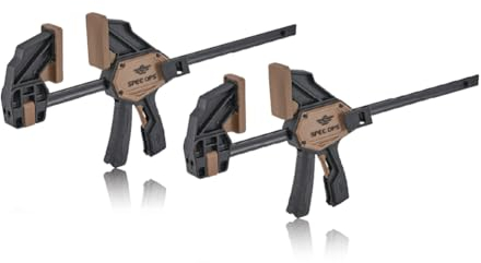 Spec Ops Elite Series 1-Hand-Auslöserklemmen, 33 cm, 150 kg, 2er-Pack