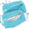 Sac Lavage Chaussures 2 Pièces, Lavage Chaussures à Machine à Laver, Réutilisables à Laver avec Fermeture Éclair et Nettoyage, Protégez Vos Chaussures Contre Les Dommages(Bleu Ciel)