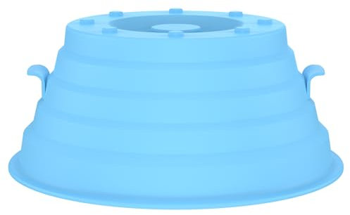 Jokapy Couvercle pour Micro Ondes, Couvercle Magnétique pour Micro-Ondes Pliable en Silicone Anti-Éclaboussures, Couvercle Cloche pour Micro-Ondes Protection Contre Les Éclaboussures